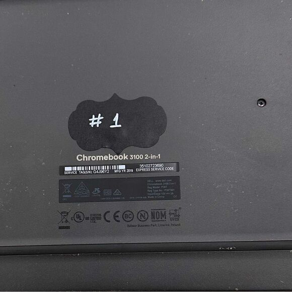 DELL 2 in 1 Chromebook 3100 Laptop in Gray Gunmetal Color (refurbished/used) - Picture 15 of 16